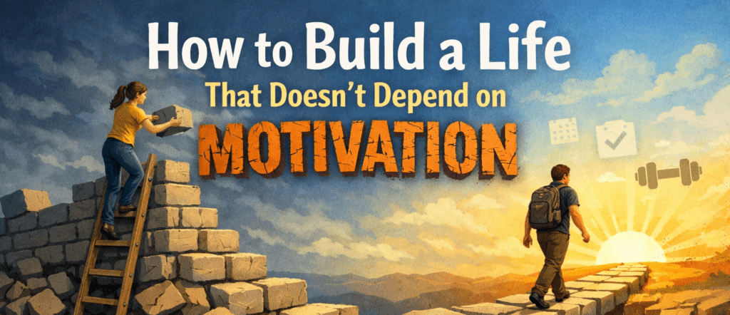 How to Build a Life That Doesn’t Depend on Motivation Motivation Article Featured Image